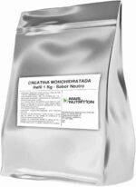 Mais Nutrition Creatina Monohidratada Vegan 1Kg Embalagem Refil Wvegan Vegano